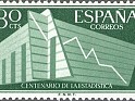 Spain 1956 Statistics 80 CTS Verde Edifil 1197. España 1956 1197. Subida por susofe